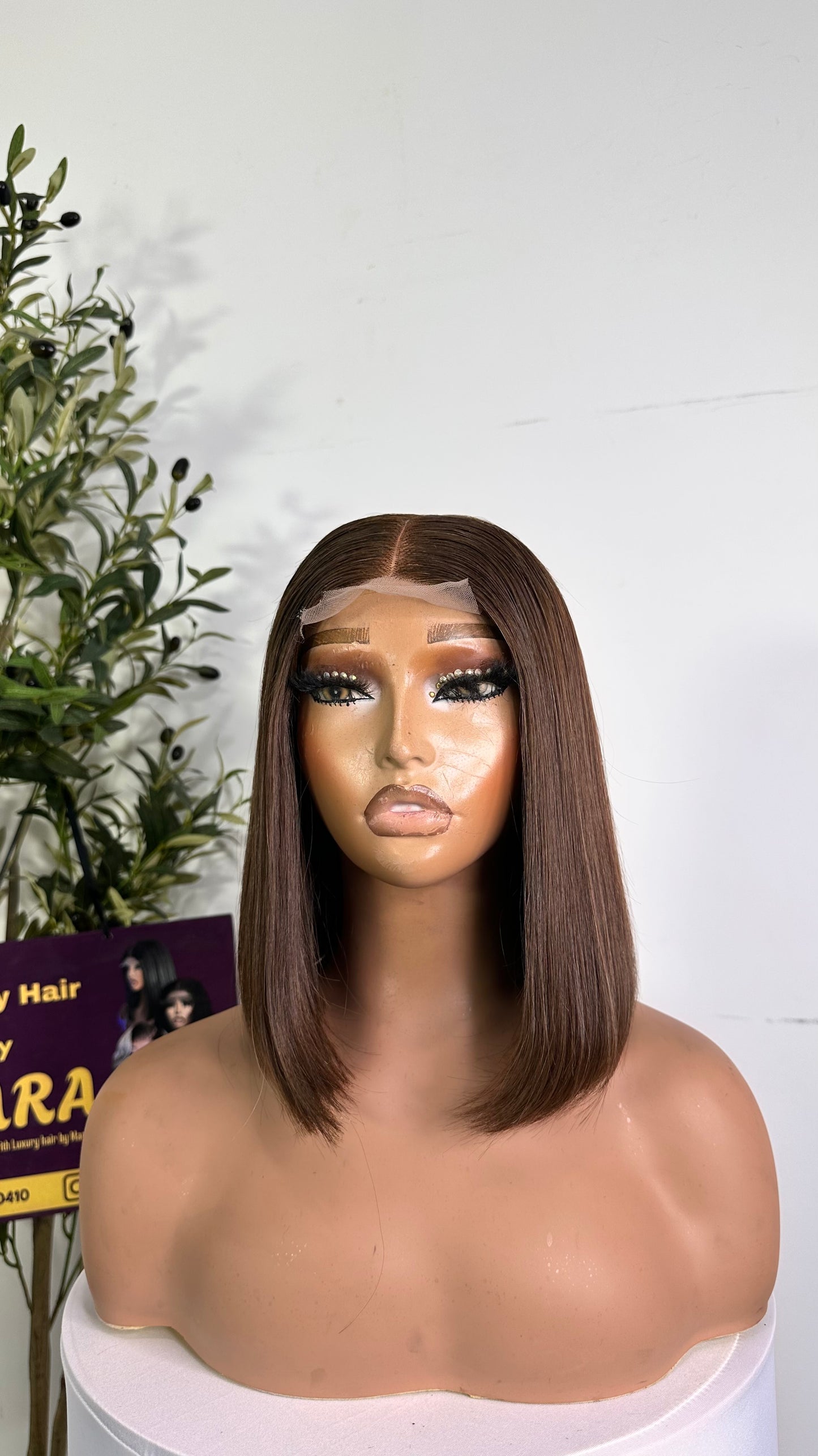10 inches SDD Vietnamese bone straight, 240g density with 2by6 closure. 100% human hair. Brown sugar
