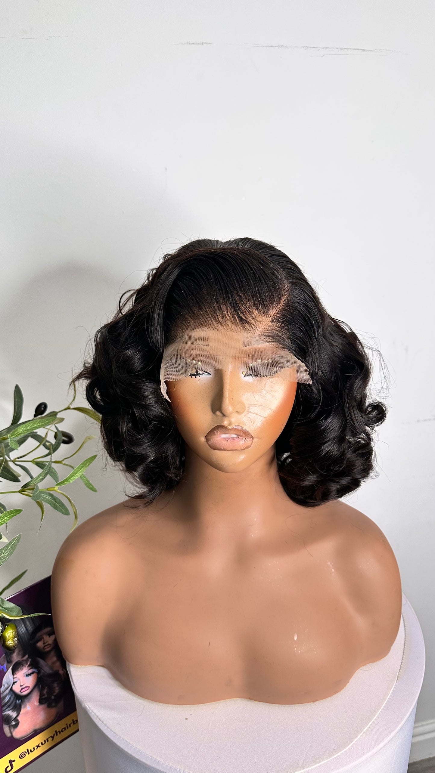 10 inches SDD bouncy unit, natural colour , bundle bouncy. With 5by5 glueless closure.