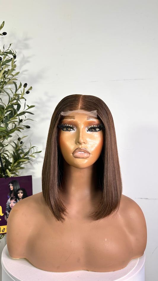 10 inches SDD Vietnamese bone straight, 240g density with 2by6 closure. 100% human hair. Brown sugar