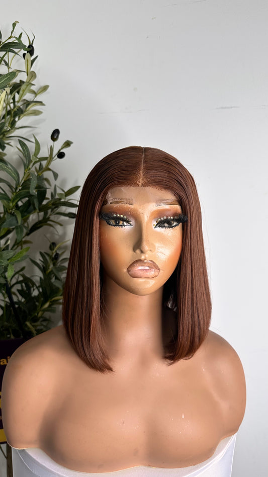 10 inches SDD Vietnamese bone straight, 240g density with 2by6 closure. 100% human hair. Hot chocolate