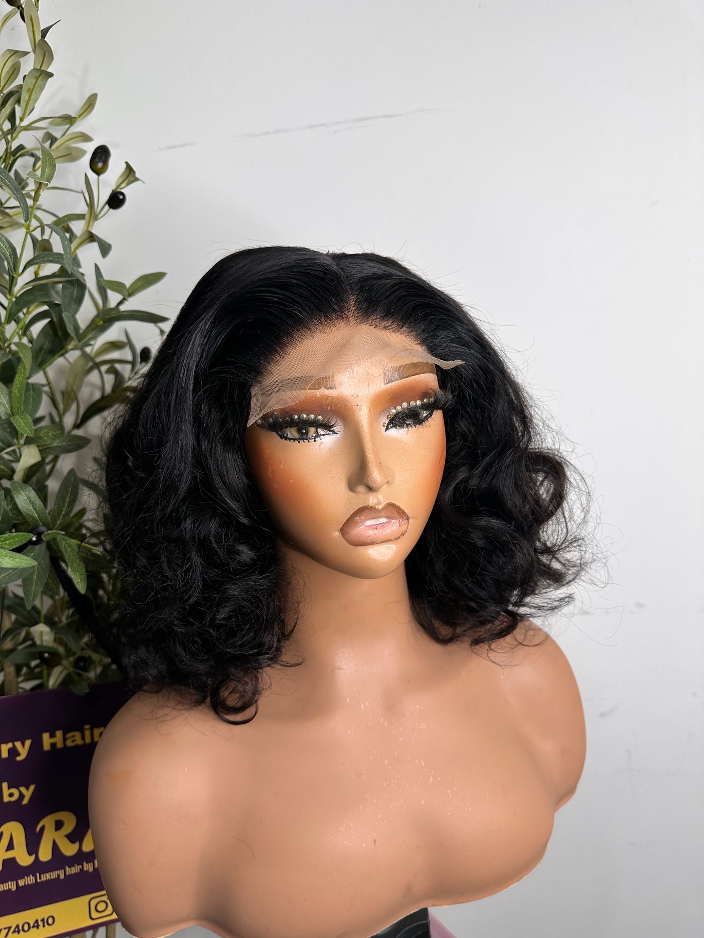 12 inches Boumcy unit, beautiful unit, perfect bounce with permanent bounce. Natural colour . With 5by5 closure .