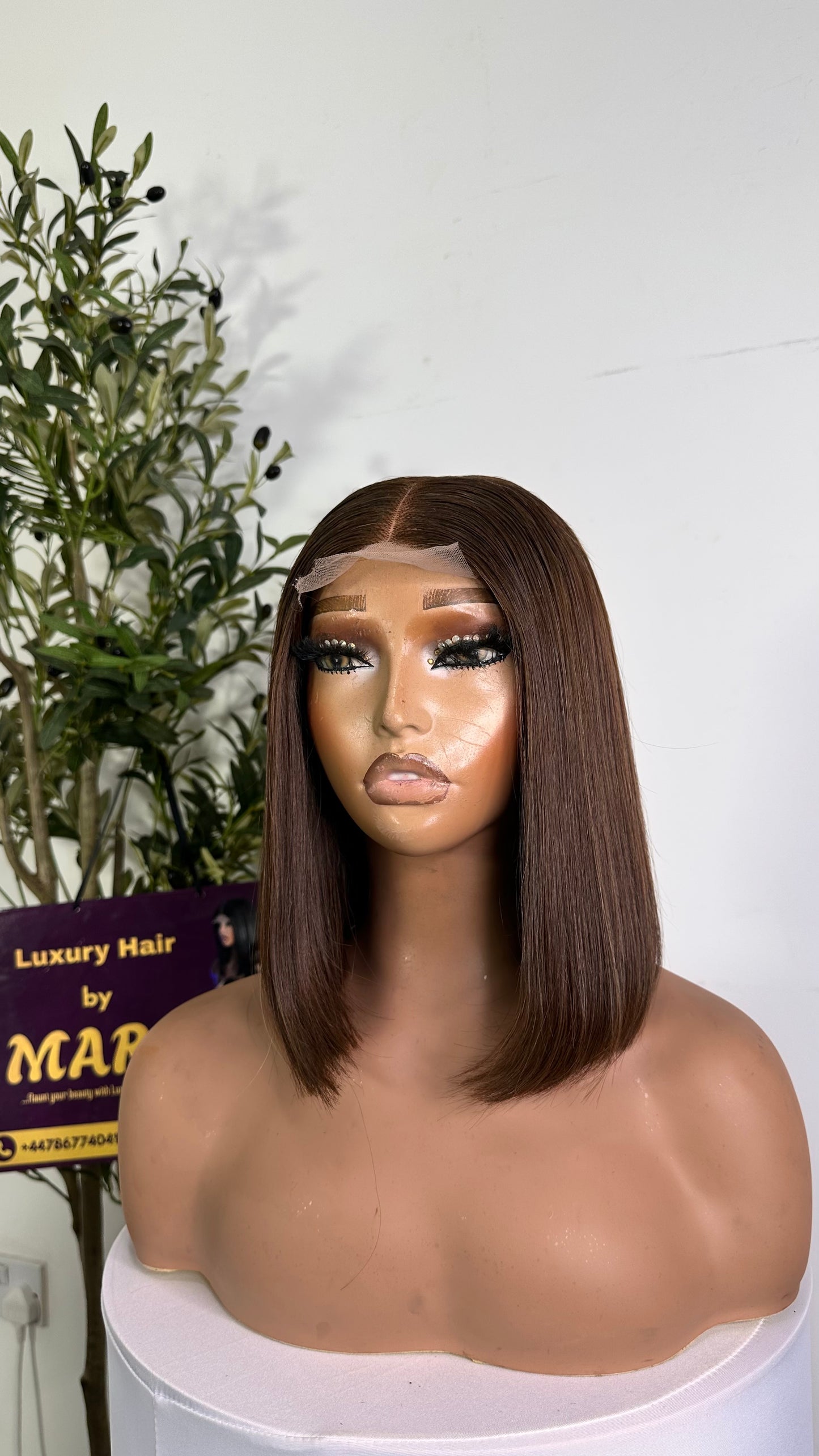 10 inches SDD Vietnamese bone straight, 240g density with 2by6 closure. 100% human hair. Brown sugar