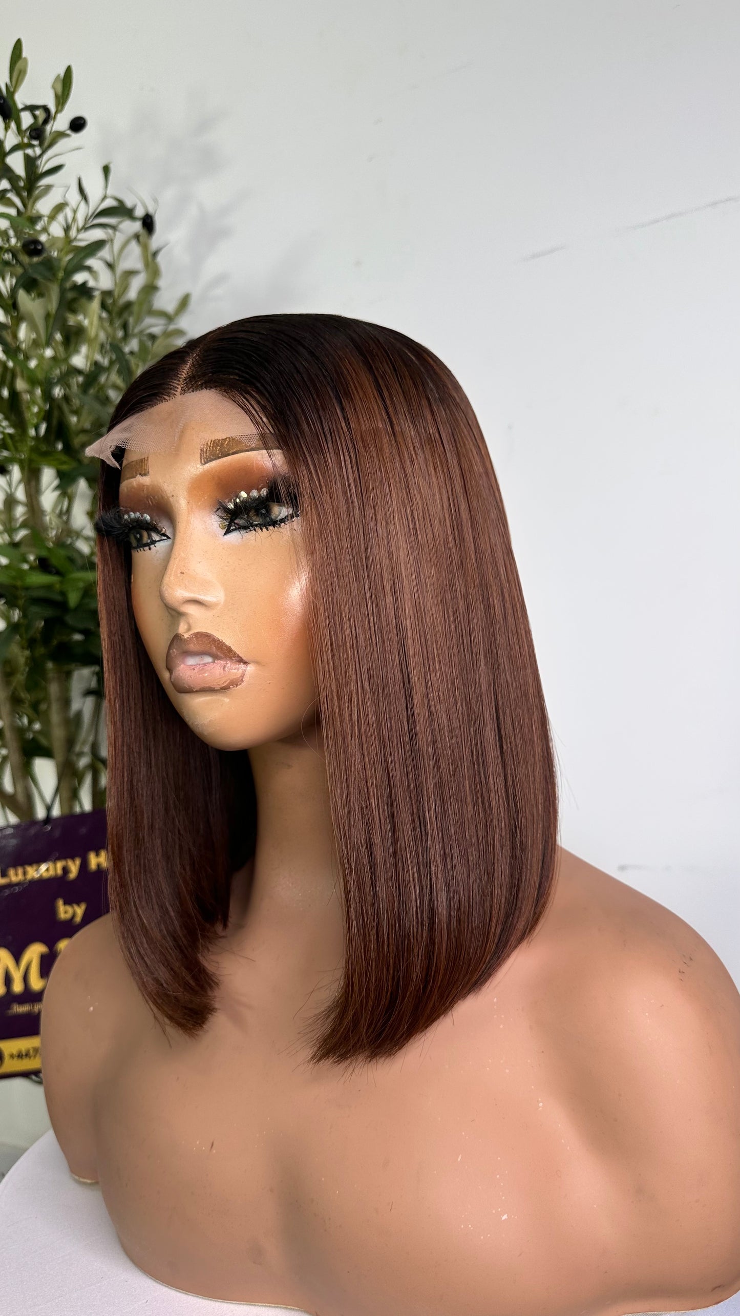 10 inches SDD Vietnamese bone straight, 240g density with 2by6 closure. 100% human hair. Brown sugar dark root.